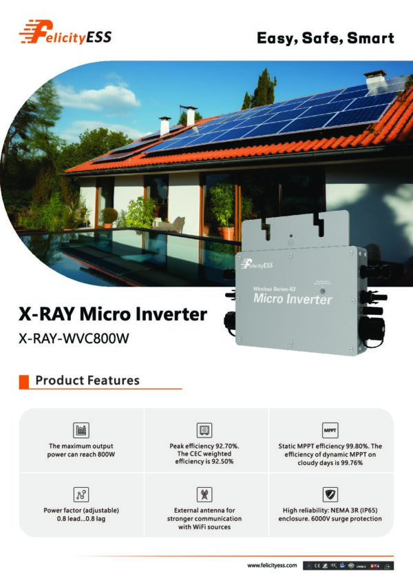 Mikroinwerter X-RAY-WVC800W - obrazek 4