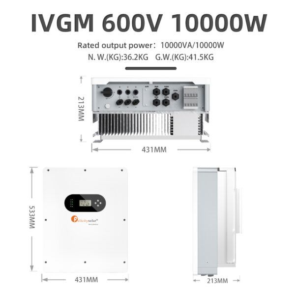 Inwerter 10KW 10KHP3G01 T-REX - obrazek 6